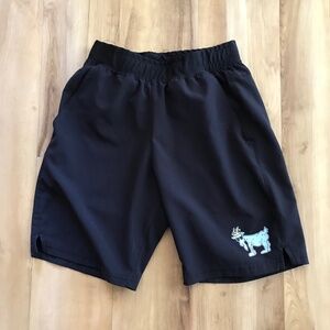 GOAT USA black shorts youth Medium